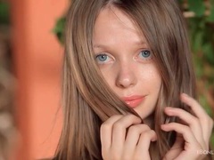 sGirls presents: Short pink skirt on a sweet small tits teen