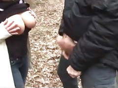 sGirls presents: Hot blonde milf with big titties fucked in public