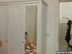 sGirls presents: She saw her hubby cheating with her mature mom