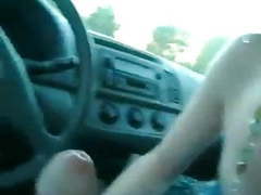 sGirls presents: Car blowjob ends with cum in mouth and swallow