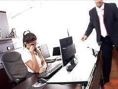 sGirls presents: Horny secretary fucked on her desk in lingerie