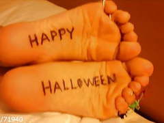 sGirls presents: Halloween feet soles & toe rings