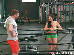 sGirls presents: Busty ava black rides a dick after training