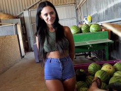 sGirls presents: Gina ferocious with natural tits and hot ass gets fucked hard, Couple, Hardcore, Brunettes, Long Hair, Latina, MILF, Shorts, Pussy Licking, Blowjob, Big Tits, Natural Tits, Hot Ass