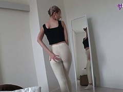 sGirls presents: My stepsister caught me with a standing dick and fucked me - bellamurr from xhamster