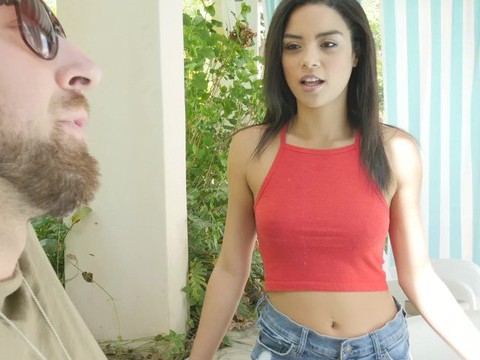 sGirls presents: Gentle fucking in the living room with adorable latina maya bijou