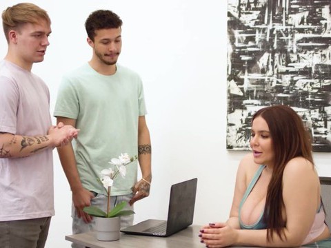sGirls presents: Chubby milf natasha nice massages and rides two lucky dudes