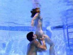 sGirls presents: Cute girl sucks cock in the pool