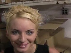 sGirls presents: Pretty girl fucked hard in warehouse