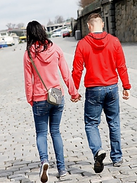 sGirls presents: Sexy cutie sharing her tight muff hole with a horny chap