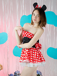 sGirls presents: Breathtaking slender chick got rid of innocent clothing quickly and spread those smooth legs while showing her moist areas.