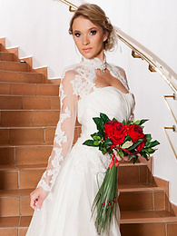 sGirls presents: Czech bride Angel Piaff gets banged in a laundry room after posing in lingerie