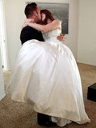 sGirls presents: Bride with big fake tits Veronica Vain gets her trimmed pussy nailed deep