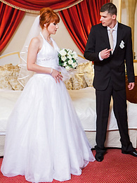sGirls presents: Redhead Czech bride Lucy Bell getting double fucked on her wedding day