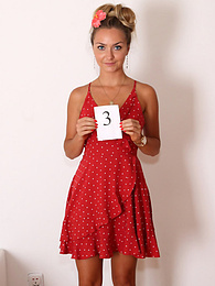 sGirls presents: Brilliant czech cutie Victoria Puppy removes all clothes during a solo shoot