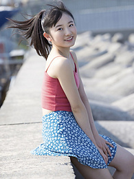 sGirls presents: Asian teen Chisaki Morito demonstrates her tiny tits and demonstrates her exposed body outdoors